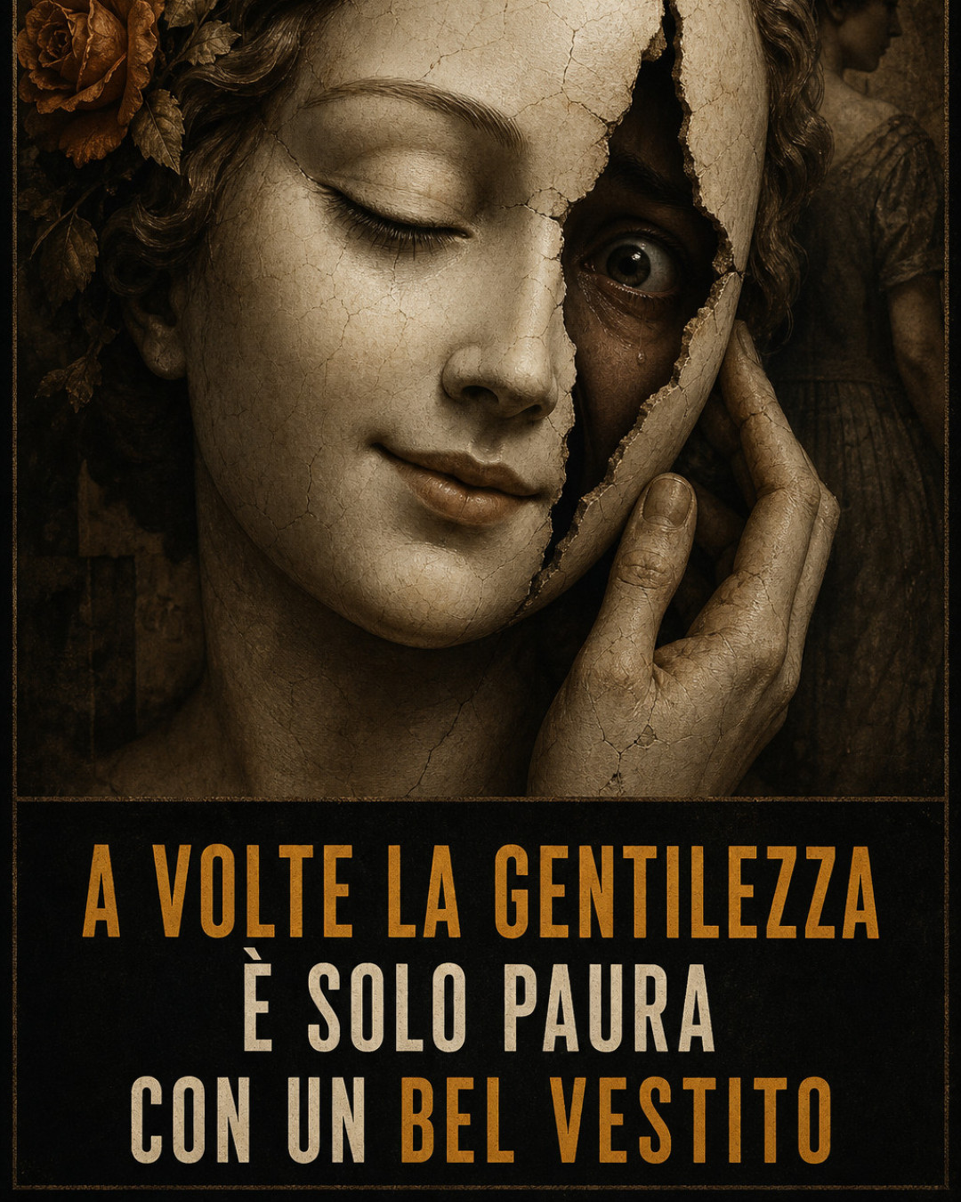 A VOLTE LA GENTILEZZA È SOLO PAURA CON UN BEL VESTITO