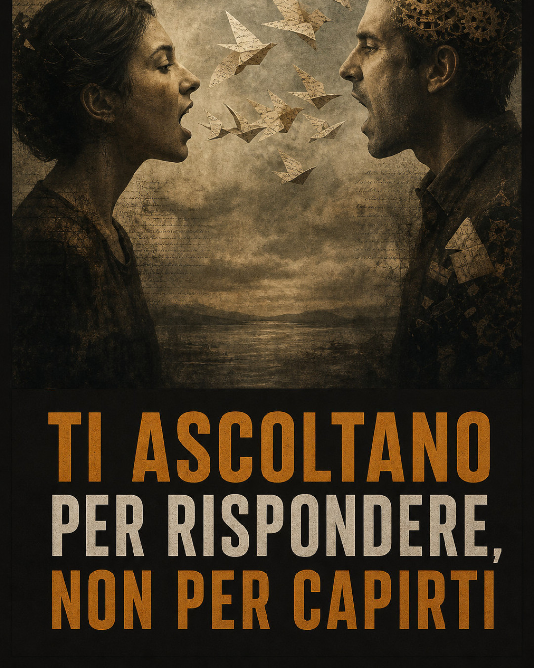 TI ASCOLTANO PER RISPONDERE, NON PER CAPIRTI