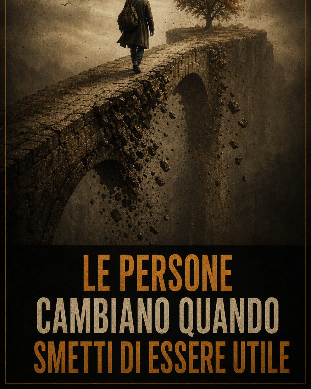 LE PERSONE CAMBIANO QUANDO SMETTI DI ESSERE UTILE