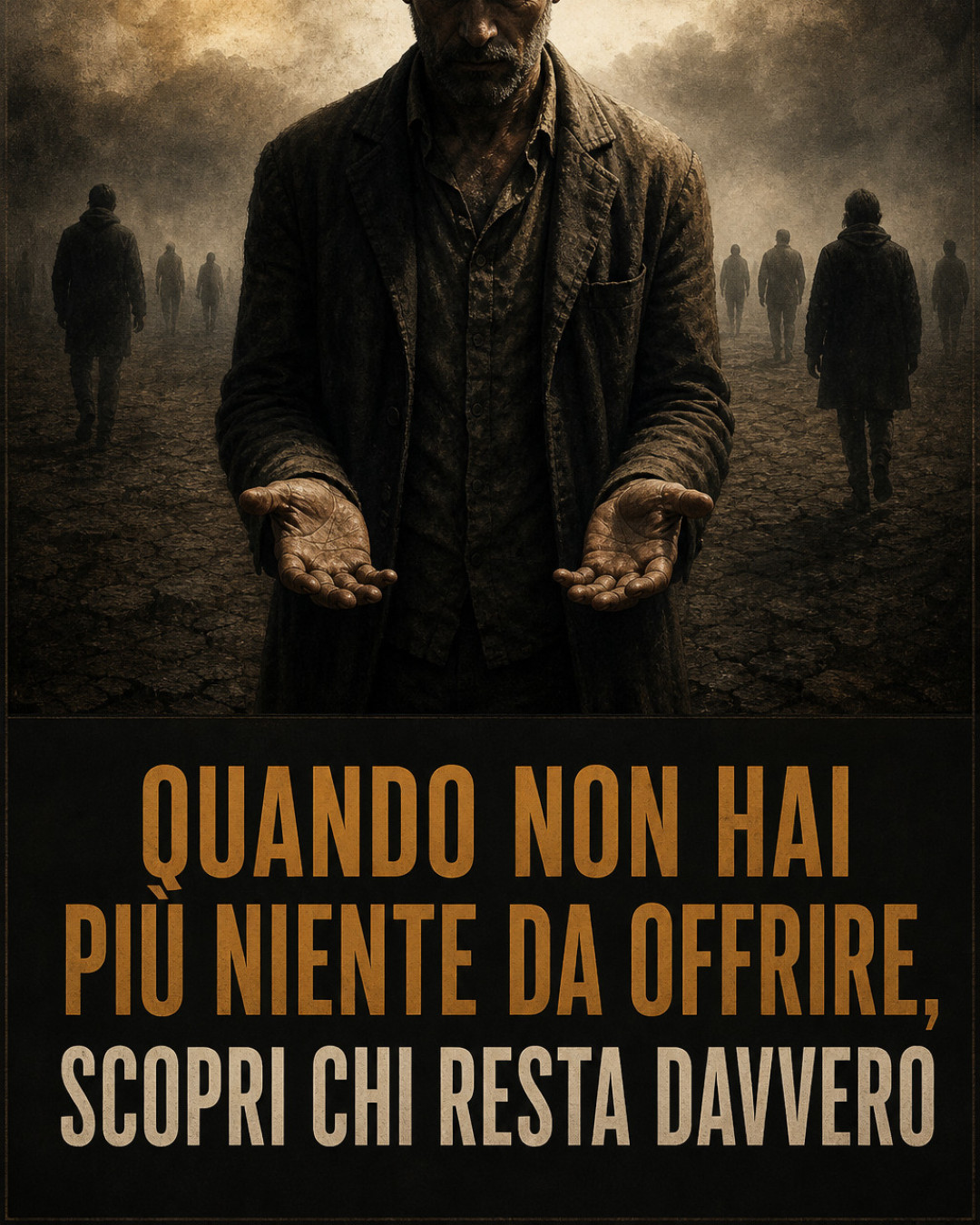 QUANDO NON HAI PIÙ NIENTE DA OFFRIRE, SCOPRI CHI RESTA DAVVERO