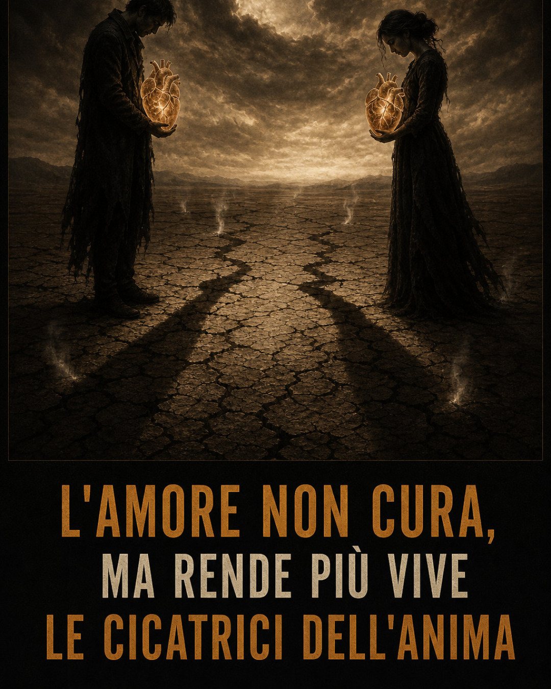 L'AMORE NON CURA, MA RENDE PIÙ VIVE LE CICATRICI DELL'ANIMA