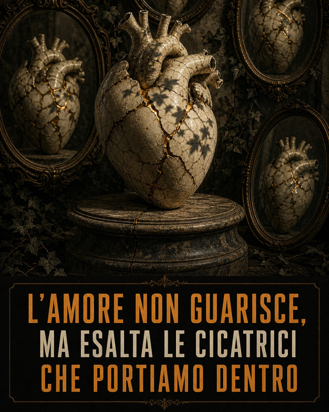 L'AMORE NON GUARISCE, MA ESALTA LE CICATRICI CHE PORTIAMO DENTRO