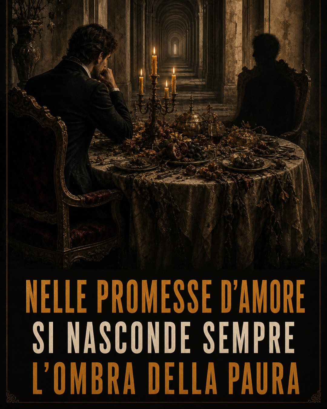 NELLE PROMESSE D'AMORE SI NASCONDE SEMPRE L'OMBRA DELLA PAURA