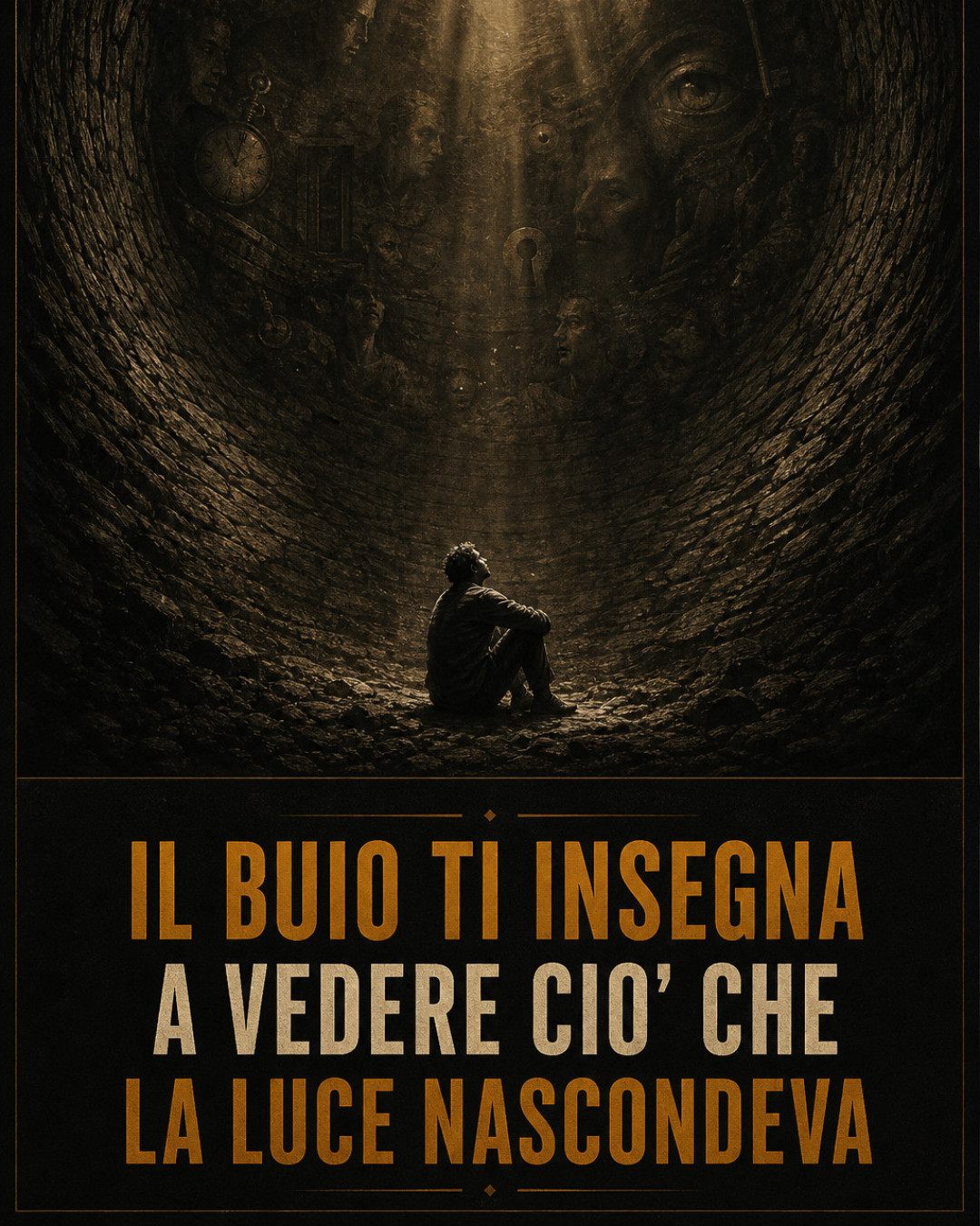 IL BUIO TI INSEGNA A VEDERE CIO' CHE LA LUCE NASCONDEVA