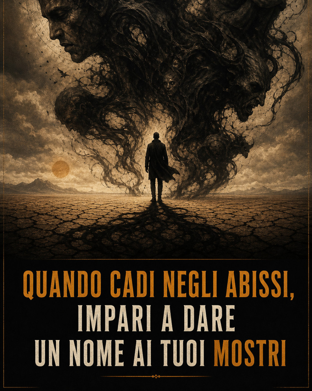 QUANDO CADI NEGLI ABISSI, IMPARI A DARE UN NOME AI TUOI MOSTRI