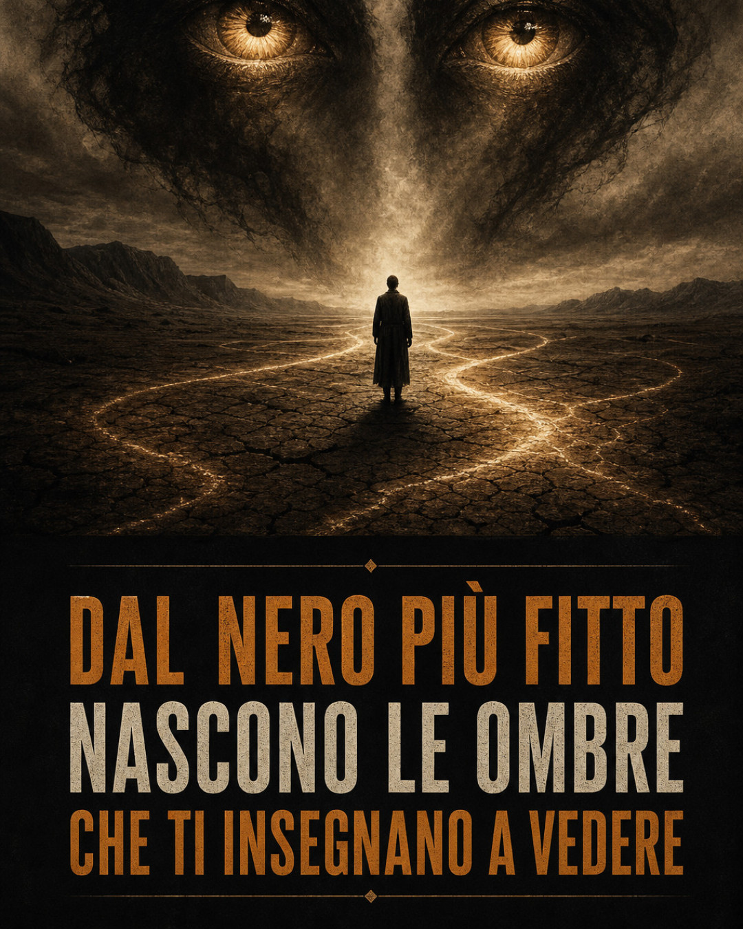DAL NERO PIÙ FITTO NASCONO LE OMBRE CHE TI INSEGNANO A VEDERE