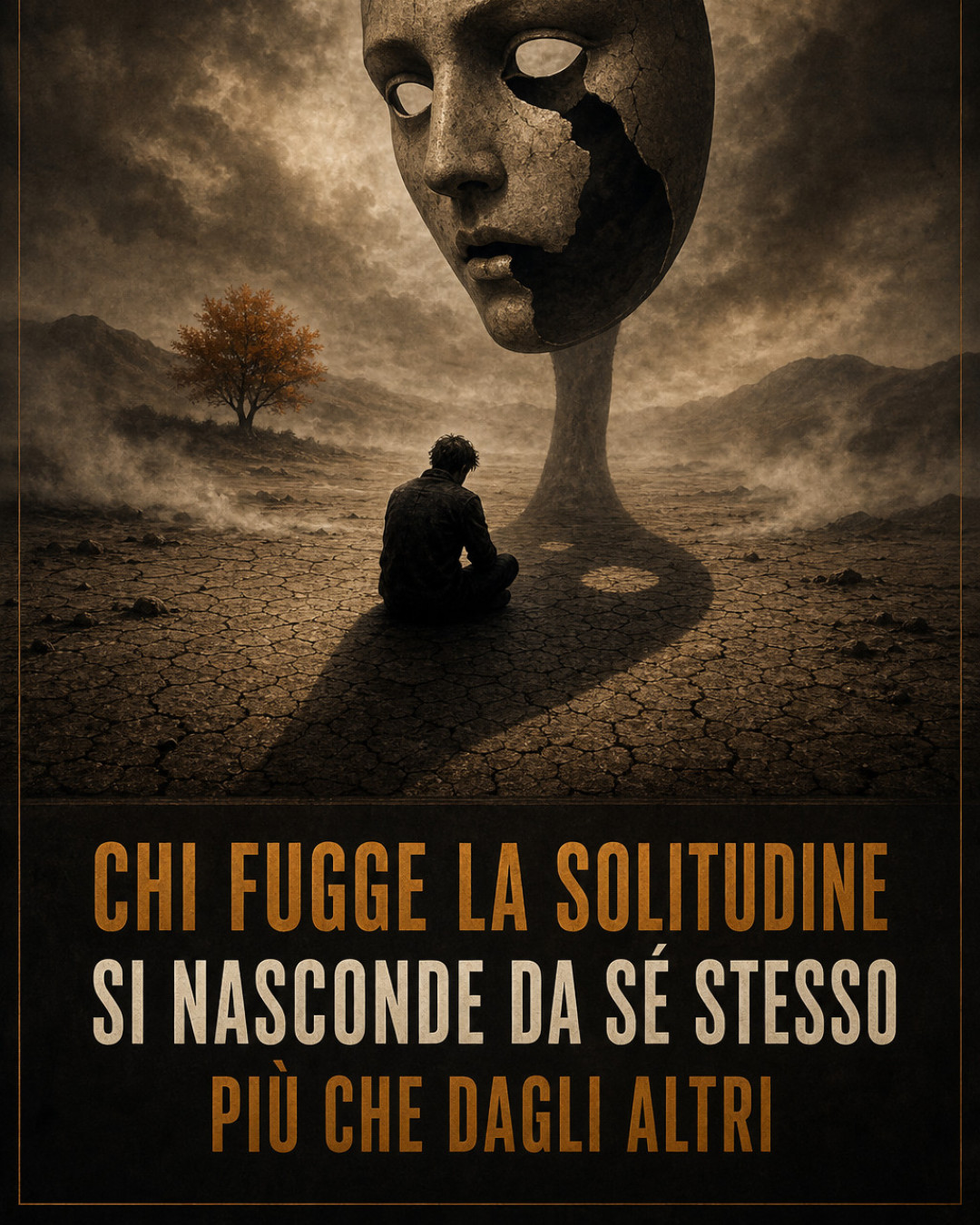 CHI FUGGE LA SOLITUDINE SI NASCONDE DA SÉ STESSO PIÙ CHE DAGLI ALTRI