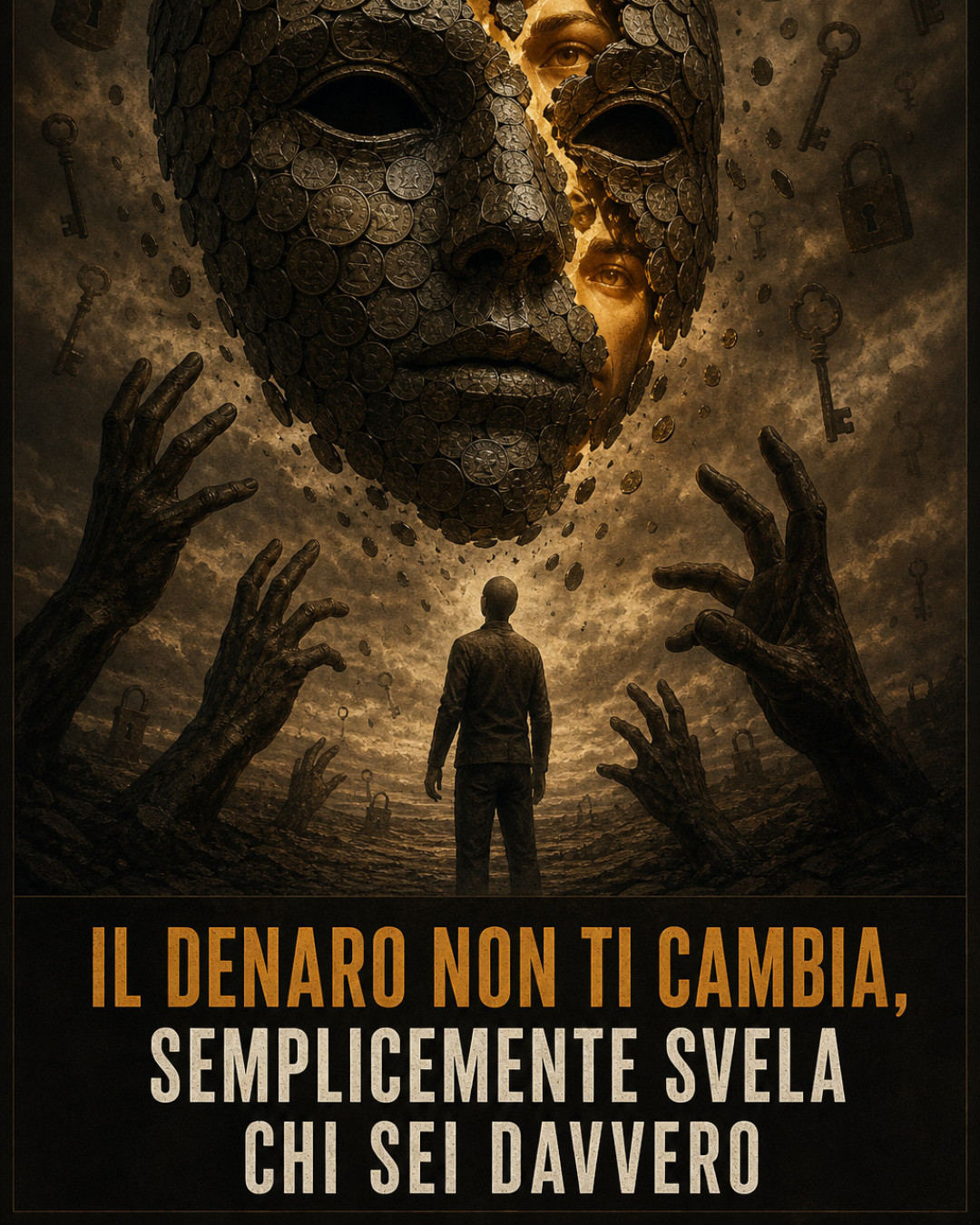 IL DENARO NON TI CAMBIA, SEMPLICEMENTE SVELA CHI SEI DAVVERO