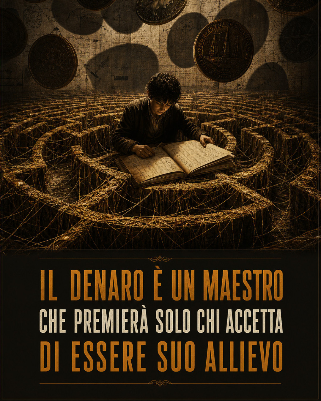 IL DENARO È UN MAESTRO CHE PREMIERÀ SOLO CHI ACCETTA DI ESSERE SUO ALLIEVO
