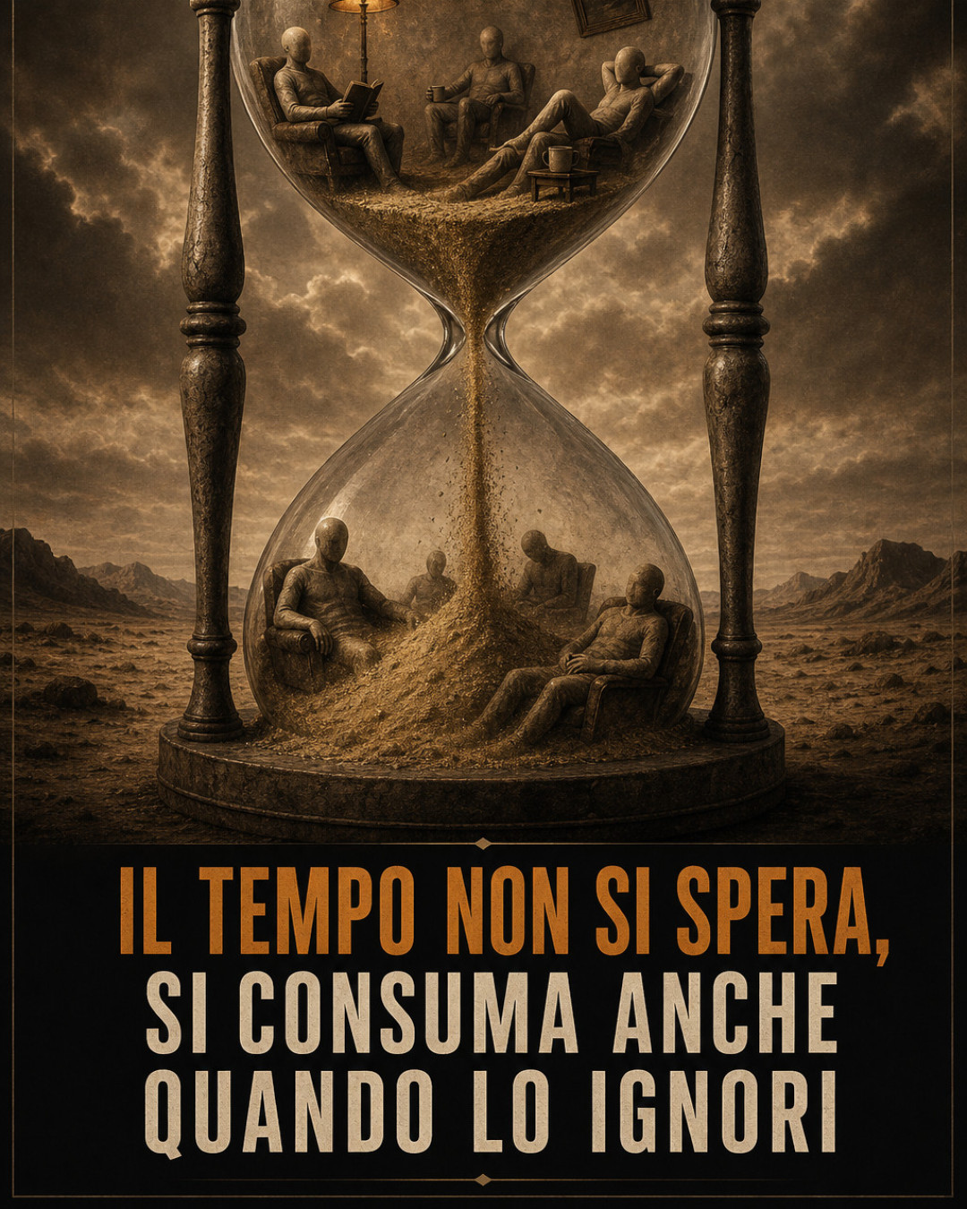 IL TEMPO NON SI SPERA, SI CONSUMA ANCHE QUANDO LO IGNORI