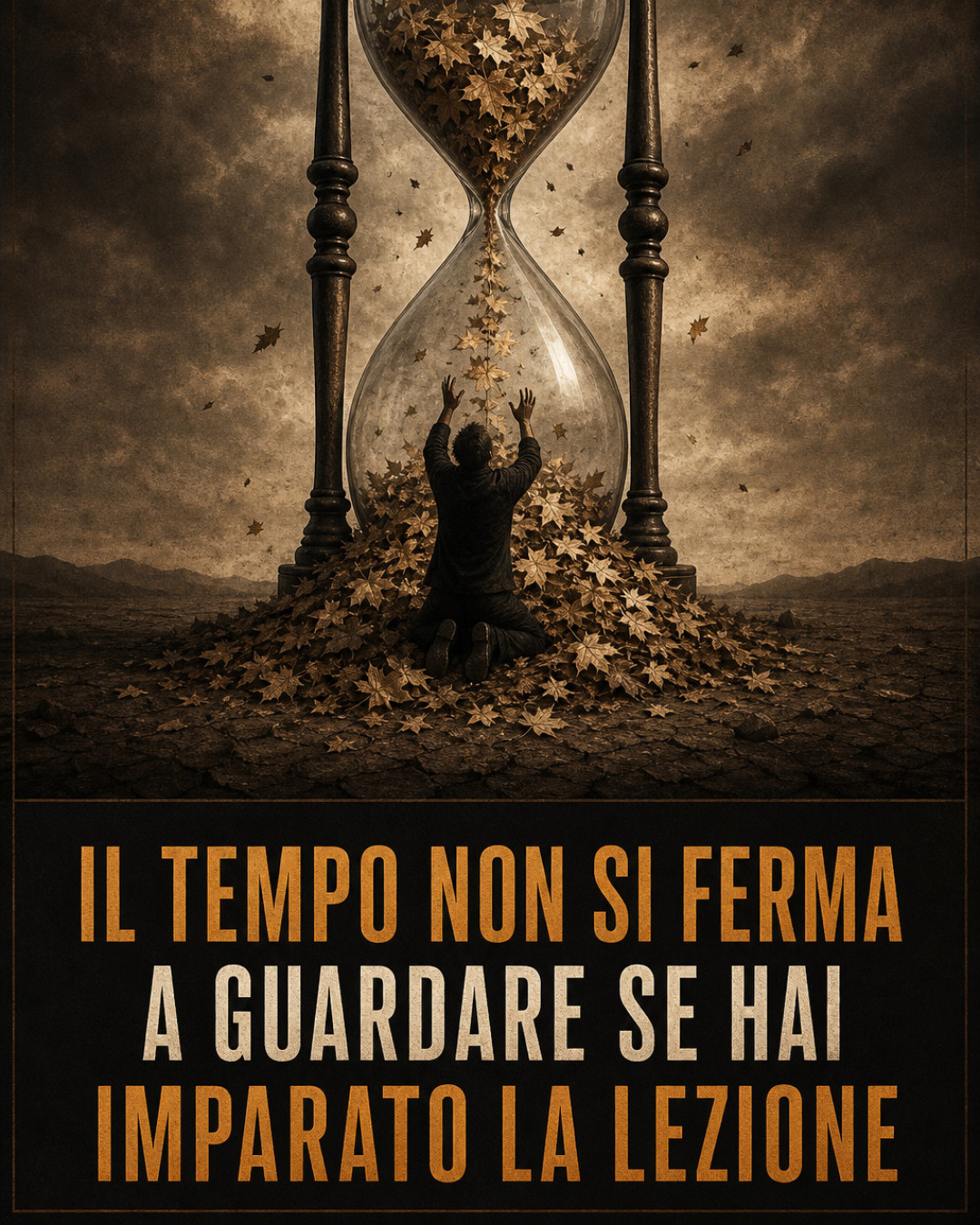 IL TEMPO NON SI FERMA A GUARDARE SE HAI IMPARATO LA LEZIONE