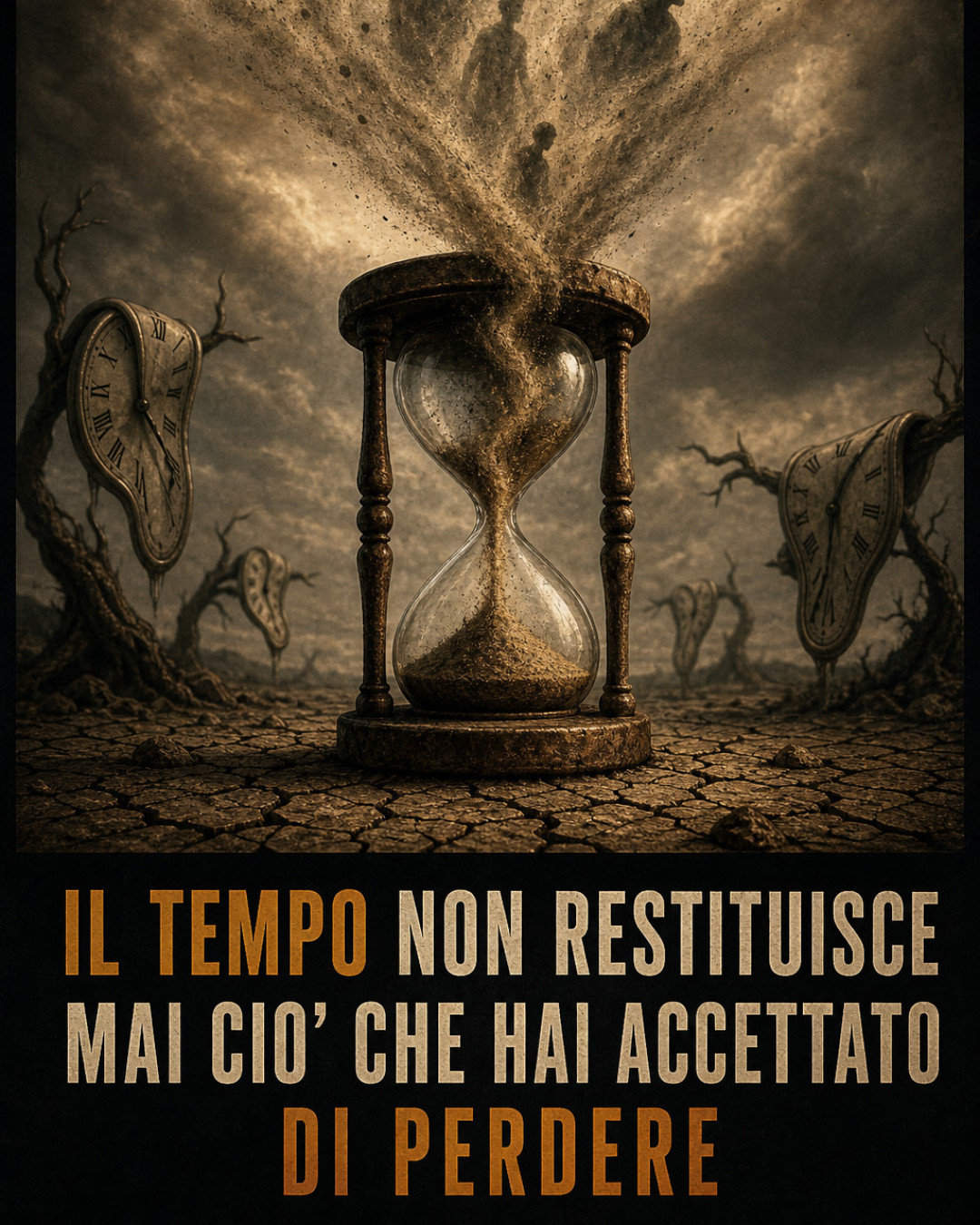 IL TEMPO NON RESTITUISCE MAI CIO' CHE HAI ACCETTATO DI PERDERE